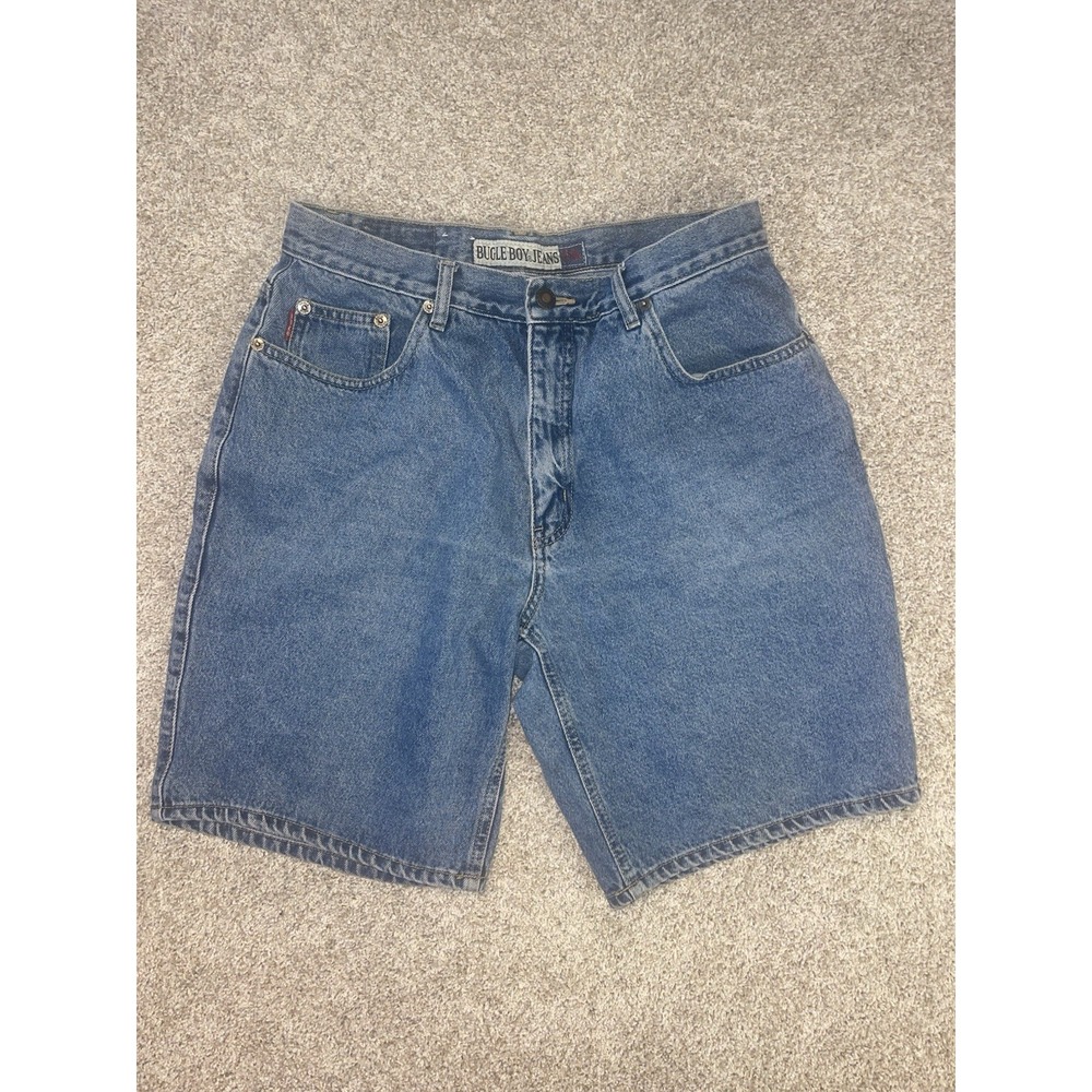 Vintage  Bugle Boy Jeans 750 Shorts Mens 33W Relaxed Bermuda‎ Grunge